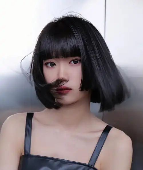 明星同款发型一-公主切,有一种与众不同的个性美,减龄显瘦,可盐可甜