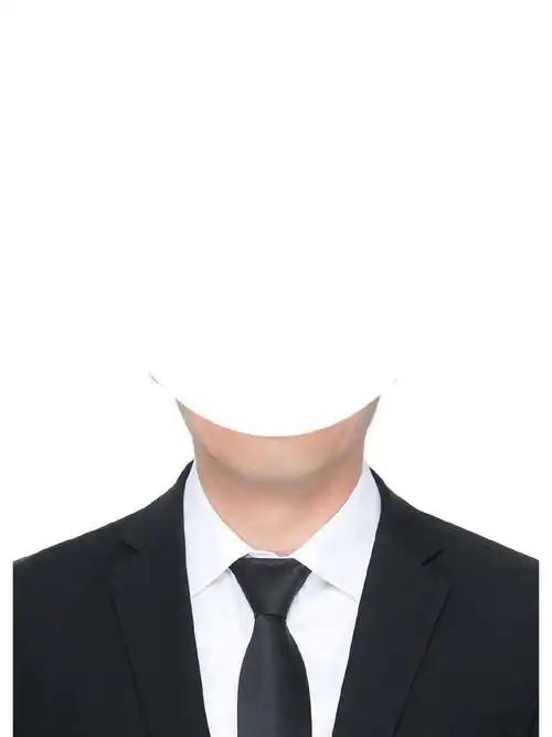 ps男士证件照素材