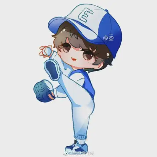 有q版的漂亮小宇,还有把代言和小宇结合的饭绘,也有刘宇可可爱爱的小