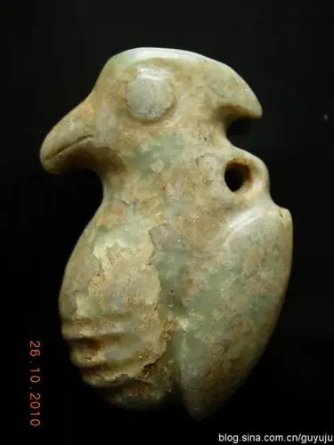 古玉居珍藏12红山文化玉鸟