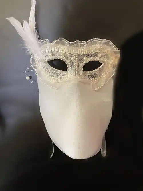 成人蕾丝sm眼罩半脸情趣面具假面女凰威尼斯名媛面纱私人派对网红直播