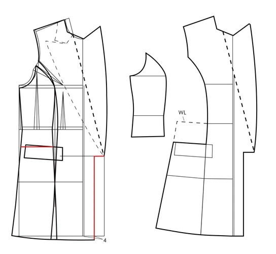 女装西服制版5