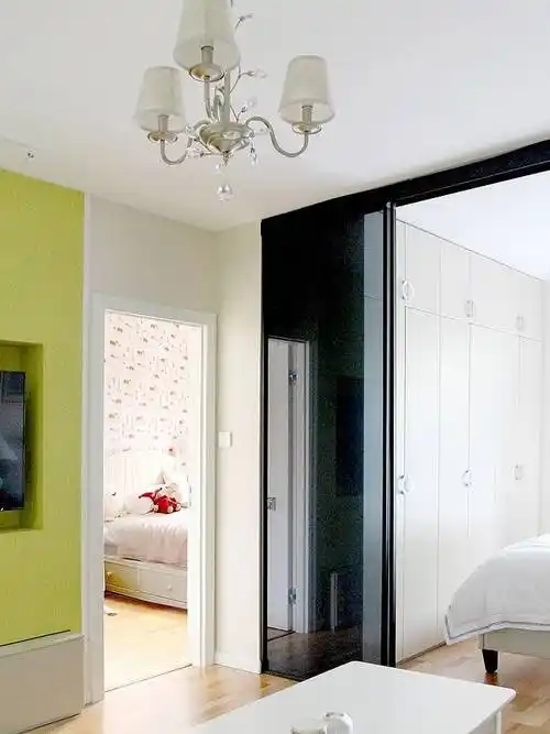 55㎡小户型,一室改两室,有颜值又实用,开阔敞亮还不挤,太赞了_空间