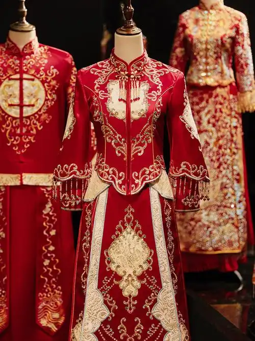 秀禾服2022年新款结婚敬酒服中式婚礼服饰修身龙凤褂秋冬新娘秀禾