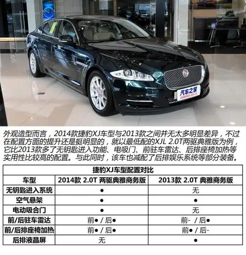 解读低配车 拍捷豹xjl 2.0t两驱典雅版