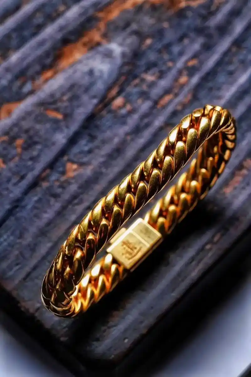 【黄金 古巴链】收藏级别手工 999黄金古巴链, - 抖音