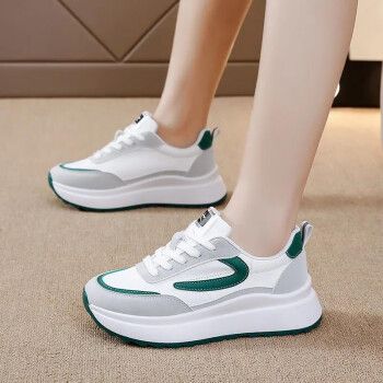 回力潮品公主显脚小百搭运动休闲女士鞋子夏季韩版鞋绿色35