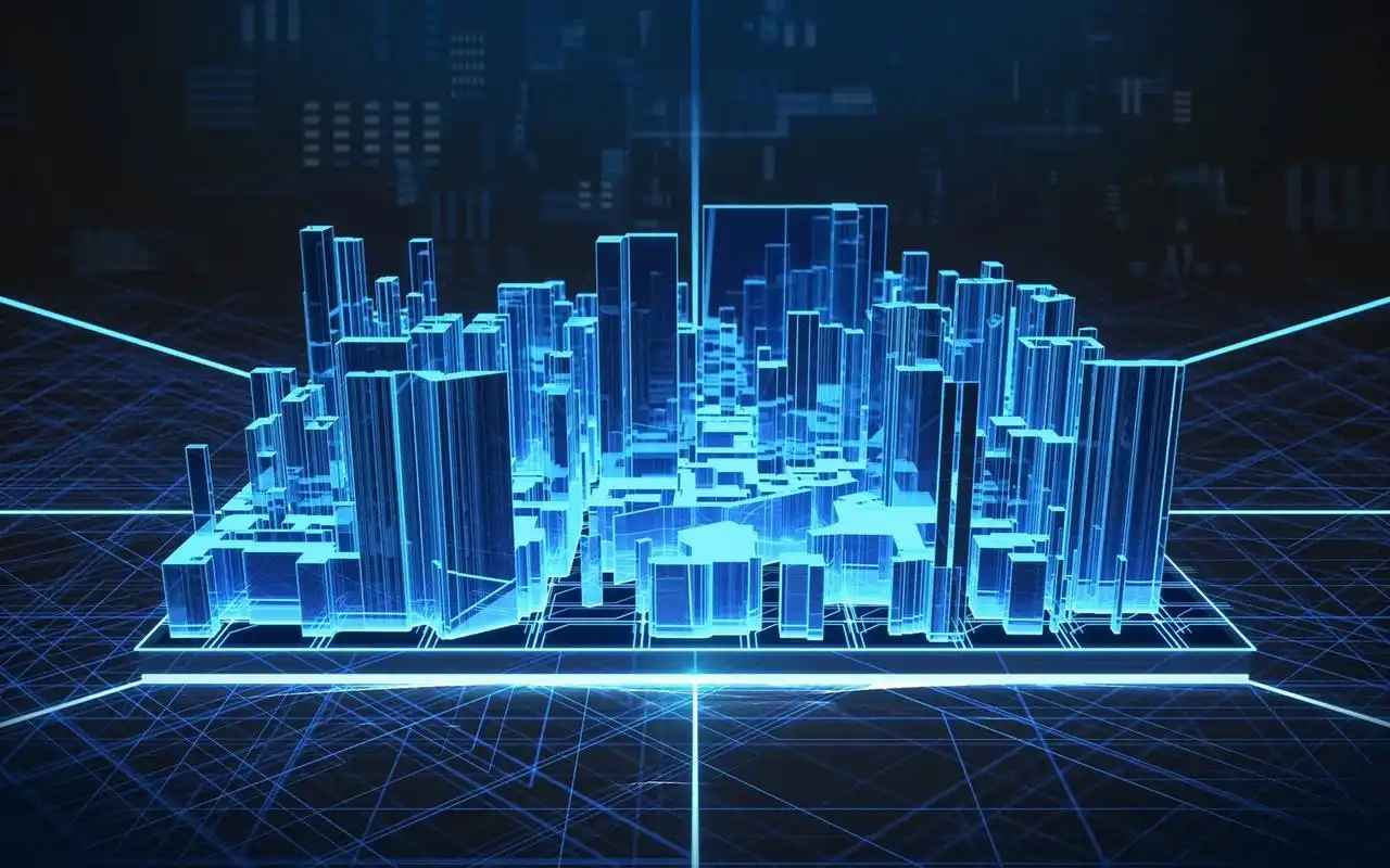 智慧城市-未来科技感图片素材 👍目前,城市的智 能化程度是城市发展