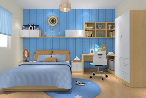 男孩儿童房装修效果图切记男孩房这么设计就对了