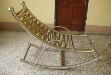 不锈钢摇椅 ☆☆符合人体工学弧度设计,室内外皆适宜