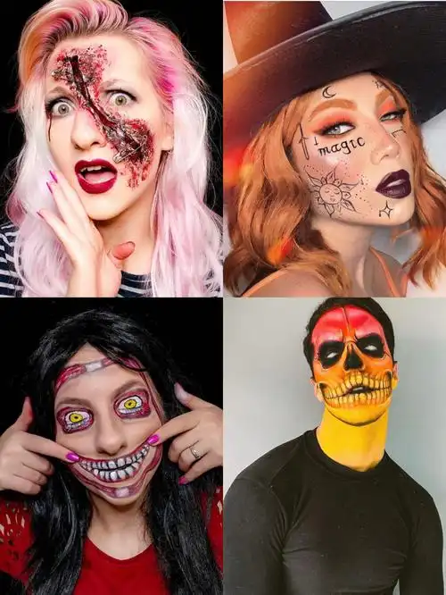万圣节妆容