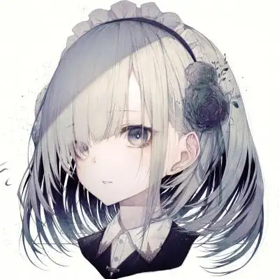 动漫女生精致靓丽短发头像