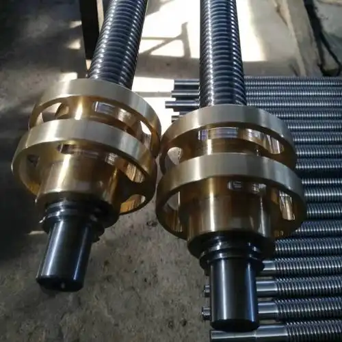 专业生产梯形丝杠螺母厂家山东济宁瑞尔特 来图定制梯形丝杠