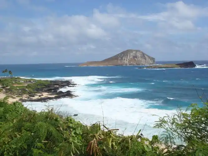 茂宜岛海景火山岛海景夏威夷硬果专卖店威基基街头的日餐馆檀香山机场