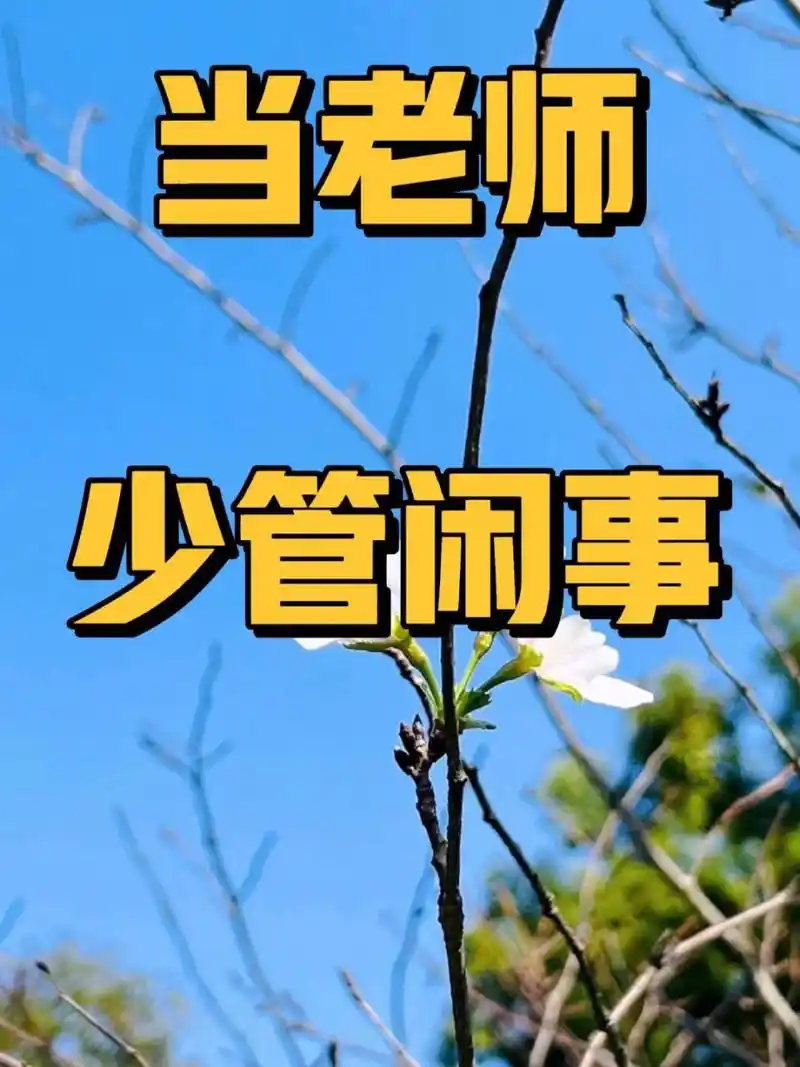 当老师,少管闲事! 为啥发这个主题? 因为我实在看不下去!