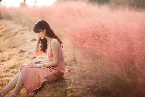 人像【粉色记忆】_人像_poco摄影,武汉约拍,人像拍摄,粉黛乱子草,唯美