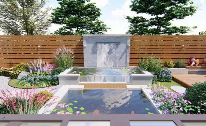 庭院水景设计-可可景观