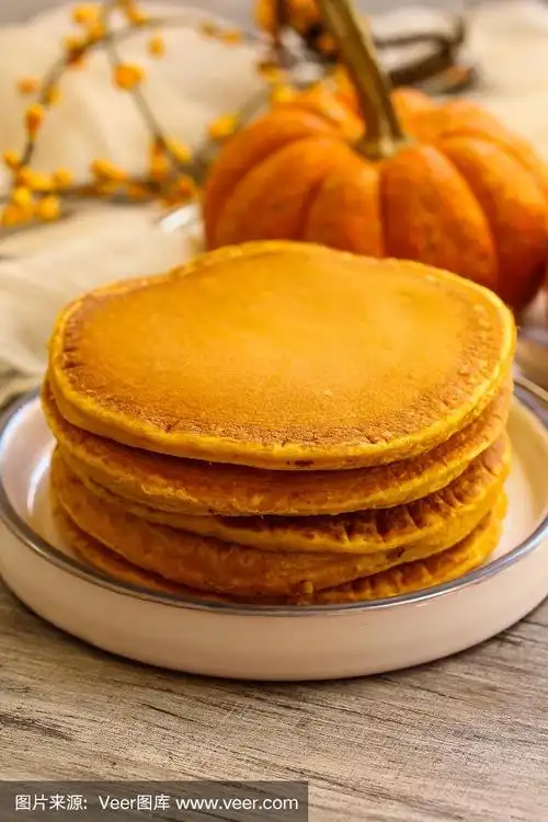 早餐-自制南瓜煎饼
