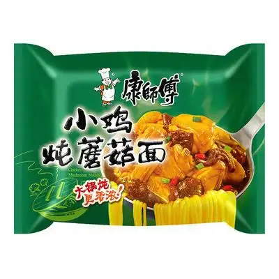 移动端康师傅方便面经典小鸡炖蘑菇泡面袋装速食五连包85g5包69元