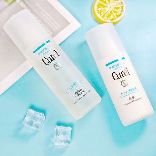 日本curel珂润化妆水浸润爽肤水乳液补水保湿滋润水乳套装敏感肌