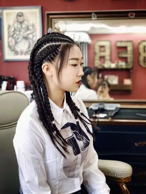 这种类型女生你们会喜欢嘛地垄沟辫