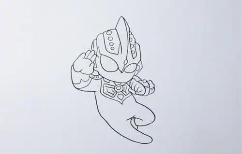 奥特曼简笔画一步一步怎么画儿童简单奥特曼简笔画画法教程