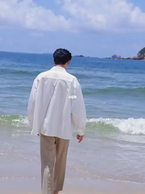 全世界最好的許凯  #许凯  #大海  #蓝色大海  #背影照