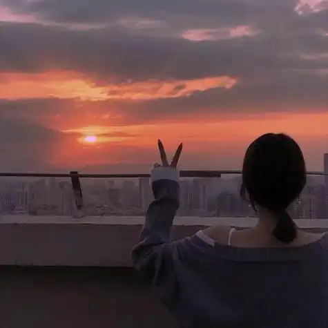 风景人物图头像女生背影 女生头像图片大全 -【爱个性】