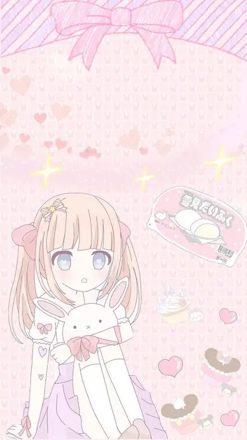 软萌少女心系列手机壁纸78少女头像