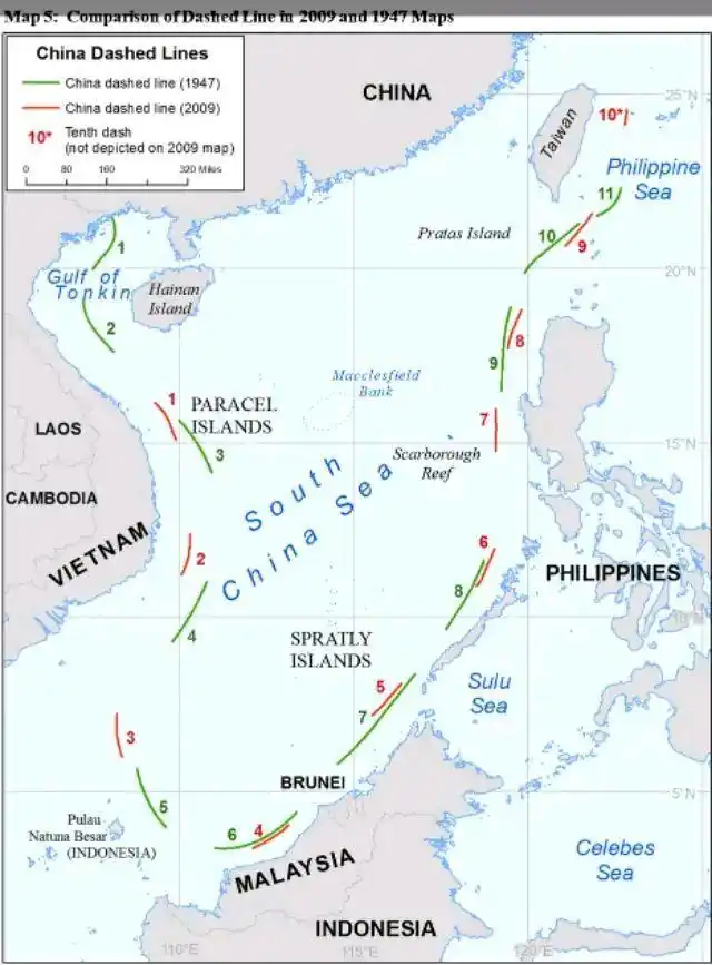 我国南海由11段线到9段线的"发展历程"