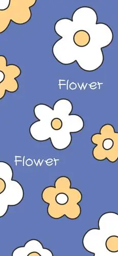 可爱的手机锁屏壁纸加纯色的背景图