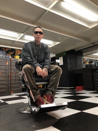 美式街头匪帮西海岸宽松纯色t恤 嘻哈说唱bboy街头小领口长袖男女