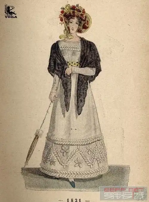 19世纪欧洲女性服饰大全