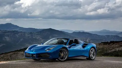 法拉利488跑车炫酷图片桌面壁纸