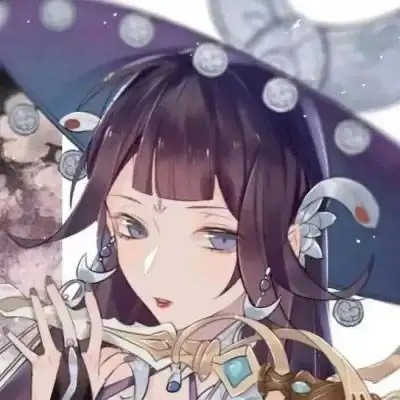 清冷古风动漫女头像,卡通头像图片-回车桌面