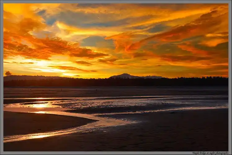 晚霞.沙滩 - 天府摄影 - 天府社区