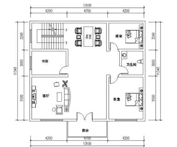 客厅|厨房|吊篮|平面图|高低床|室内布局|农村自建房_网易订阅