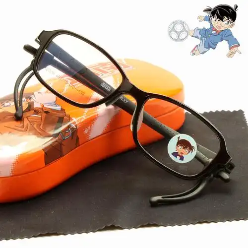 镜框2021柯南儿童眼镜架学生近视眼轻弹弹力塑胶眼镜架