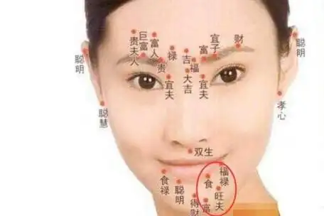 女人右脸下巴有痣代表了什么