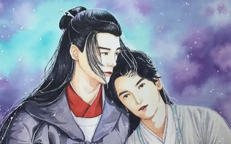 【水彩手绘】【山河令】【绘画过程】水彩手绘在线翻车～_哔哩哔哩