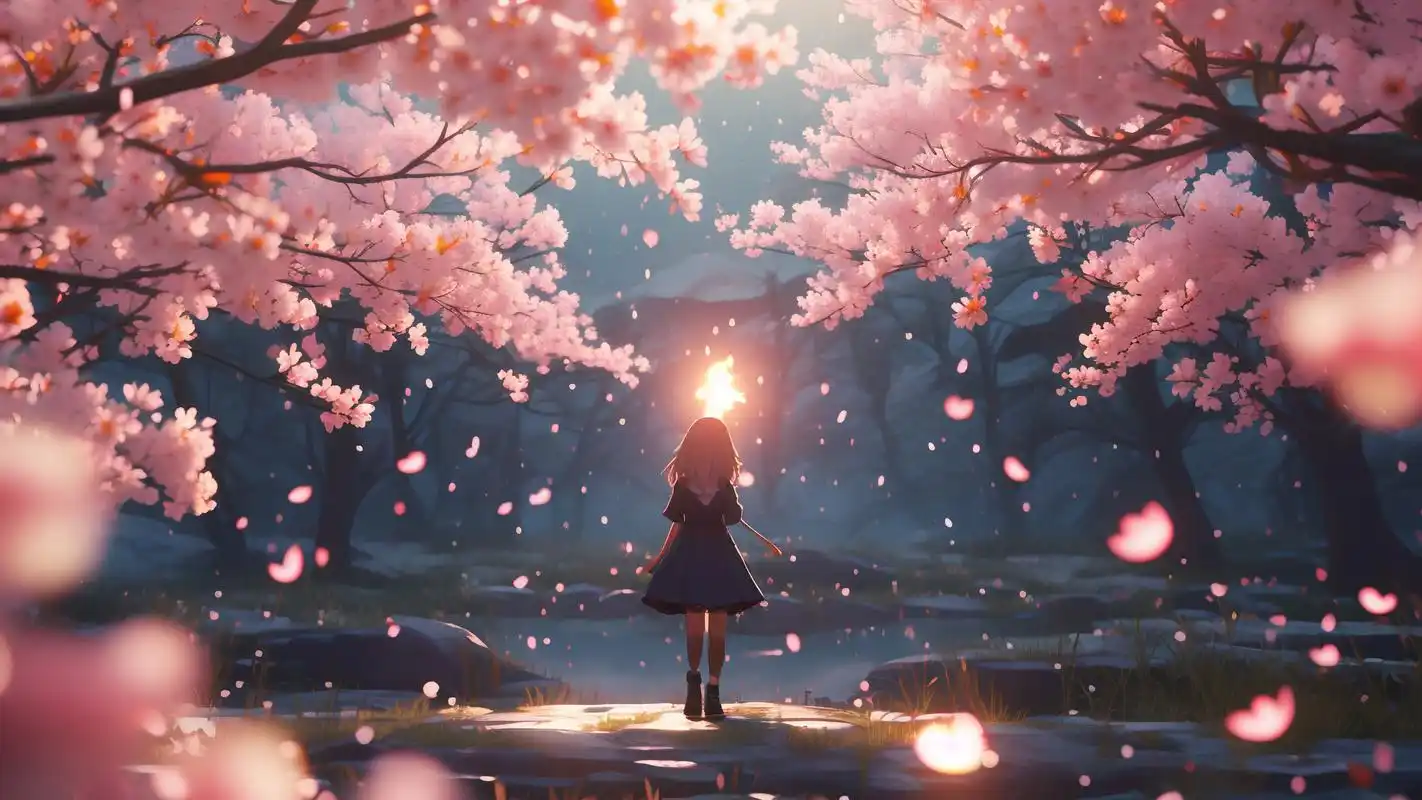 二次元樱花壁纸横屏精选94 动漫迷们注意啦!