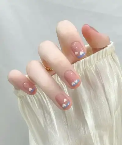 短指甲美甲_图片_图案_短指甲美甲图片大全-lomo美甲