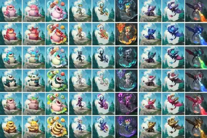 小小英雄畅克,更是拥有一款大熊猫的皮肤,相当可爱.