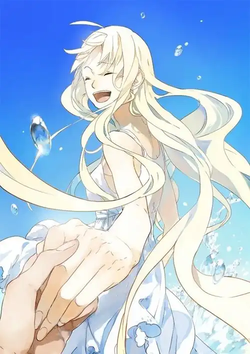 二次元 插画 动漫 色彩 温馨 治愈 手绘 原创 少女 笑 小清新[by画师