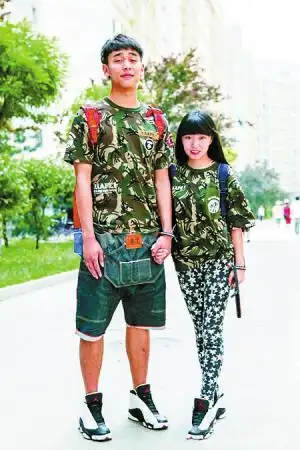 男生193厘米 女生158厘米