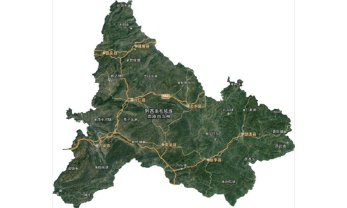 贵州省黔西南布依族苗族自治州谷歌卫星地图下载