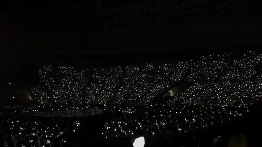 演唱会上的beautiful大合唱 好美丽的应援海