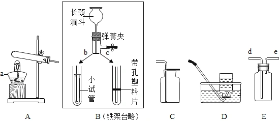(1)仪器a的名称是_____,装置b中长颈漏斗的用途是_____.