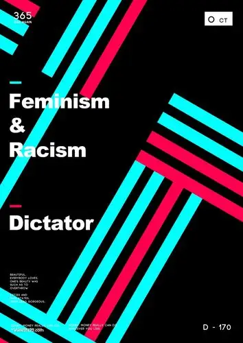 时尚流行元素潮流语言彩色几何图形渐变海报psd素材_平面广告_乐分享