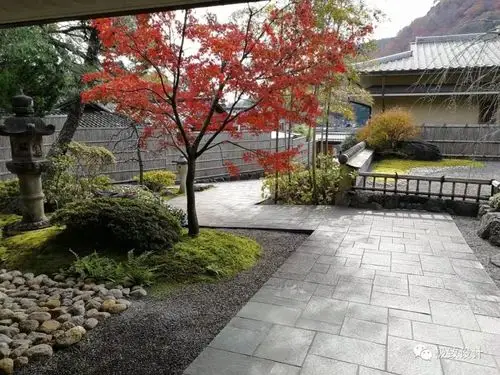 日本行品味高雅精致的茶室景观